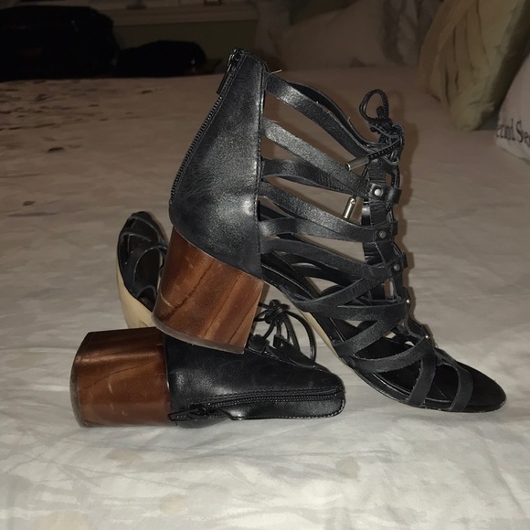 ALDO Myssi Lace-up Block Heel Sandals - Picture 3 of 5